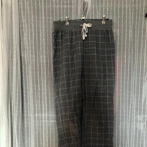 Gray PJ Pants with White Pattern
